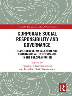 cover image of Corporate Social Responsibility and Governance